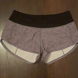 Grey Lululemon Shorts Size 2